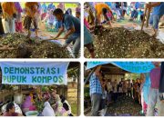 Mahasiswa Beri Penyuluhan Pembuatan Pupuk Bokashi