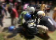 Pengendara Motor Meninggal Dunia Akibat Tabrak Trotoar