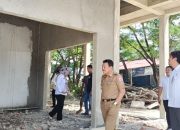 Ridwan Zakariah Tinjau Pembangunan Pasar Sentral