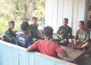 Gelar Komsos, Dandim 1429/Butur : Satgas TMMD Silaturahmi ke Rumah Warga