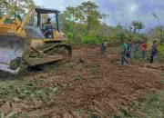 Bulldozer Dimaksimalkan, Percepat Pengerjaan Jalan Tani TMMD ke 117