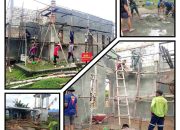 Hari Ke-8 , Satgas TMMD Ke-117 Gotong Royong Rehab Masjid Nurul Iman  