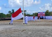 Peringati HUT RI ke-78, Pemkab Butur Gelar Upacara Pengibaran Bendera Merah Putih