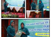Lantik Dua Penjabat Ketua TP PKK, Munanah : Saya Percaya Dapat Jalankan Tugas dengan Baik
