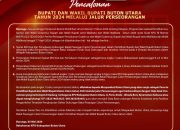 Siaran Pers, Pencalonan Bupati dan Wakil Bupati Buton Utara Jalur Independen